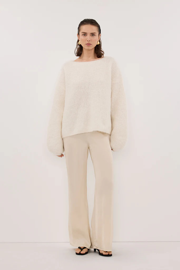 PERCY SANDSTONE SILK PANT | DISSH