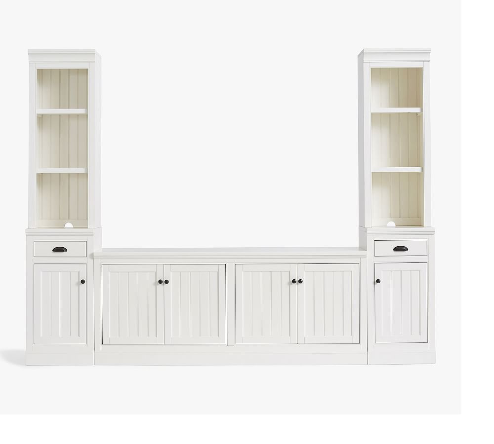 Aubrey 5-Piece Entertainment Center (108") | Pottery Barn (US)