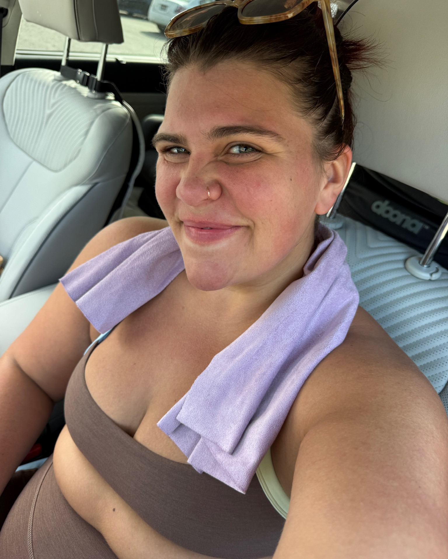 Today’s workout set all from @Vitality 
code: THEBAILEYP always for 10% off!
Sizing: L top, XL biker shorts 

#LTKfitnessgoals #LTKmomlife #LTKMidsize