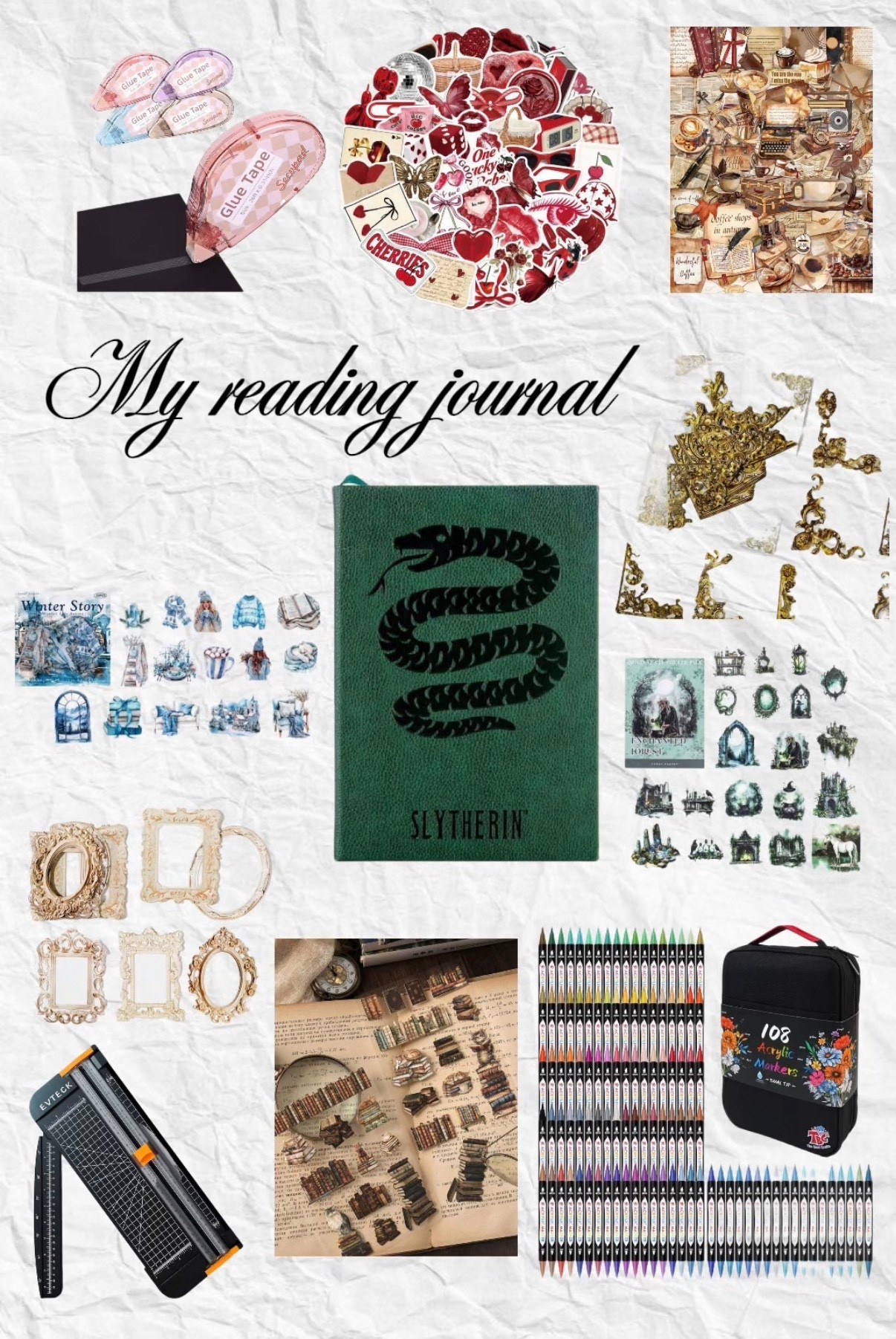 Everything I use for my reading journal 📖🕯️✨ 

#LTKselfcare #LTKvlog #LTKdayinmylife