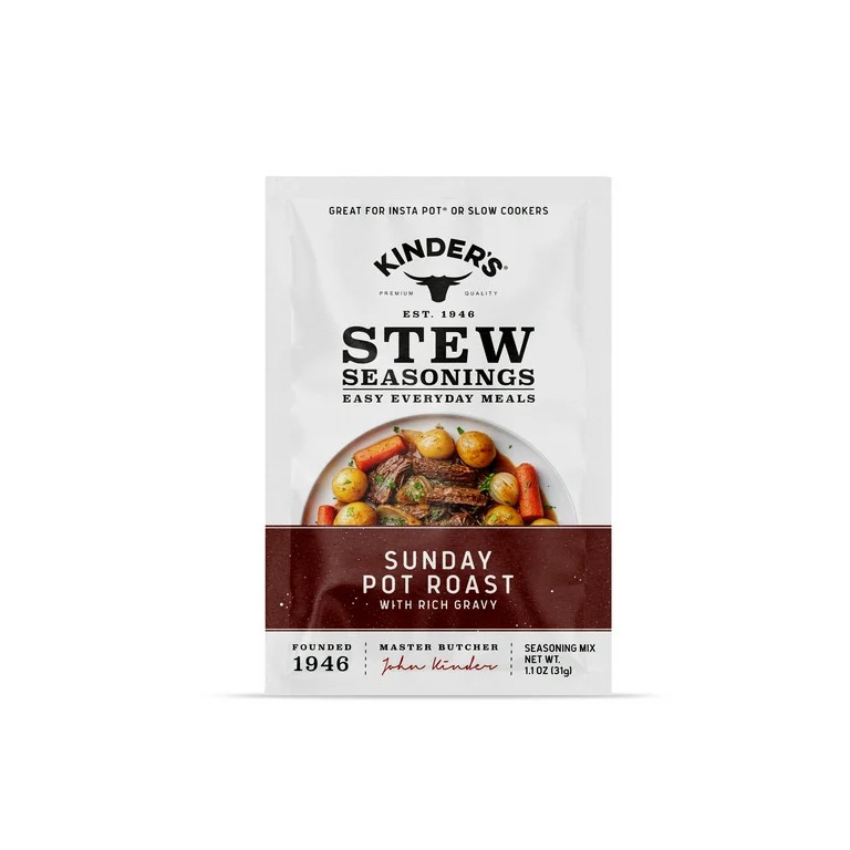 Kinder's Sunday Pot Roast Stew Seasoning for Slow Cooking, 1 oz | Walmart (US)