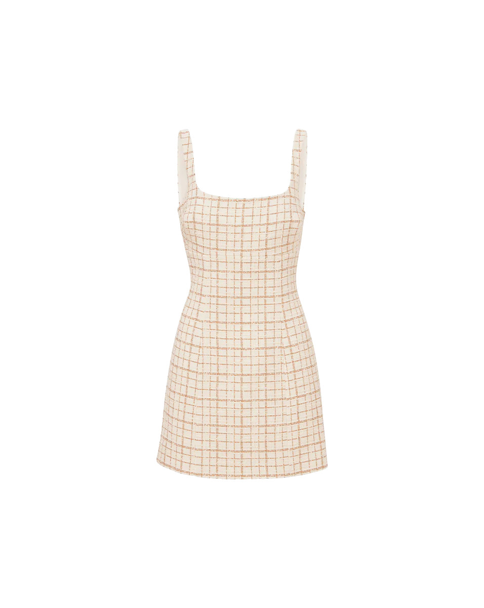 Bridgitte Metallic Tweed Dress | Veronica Beard