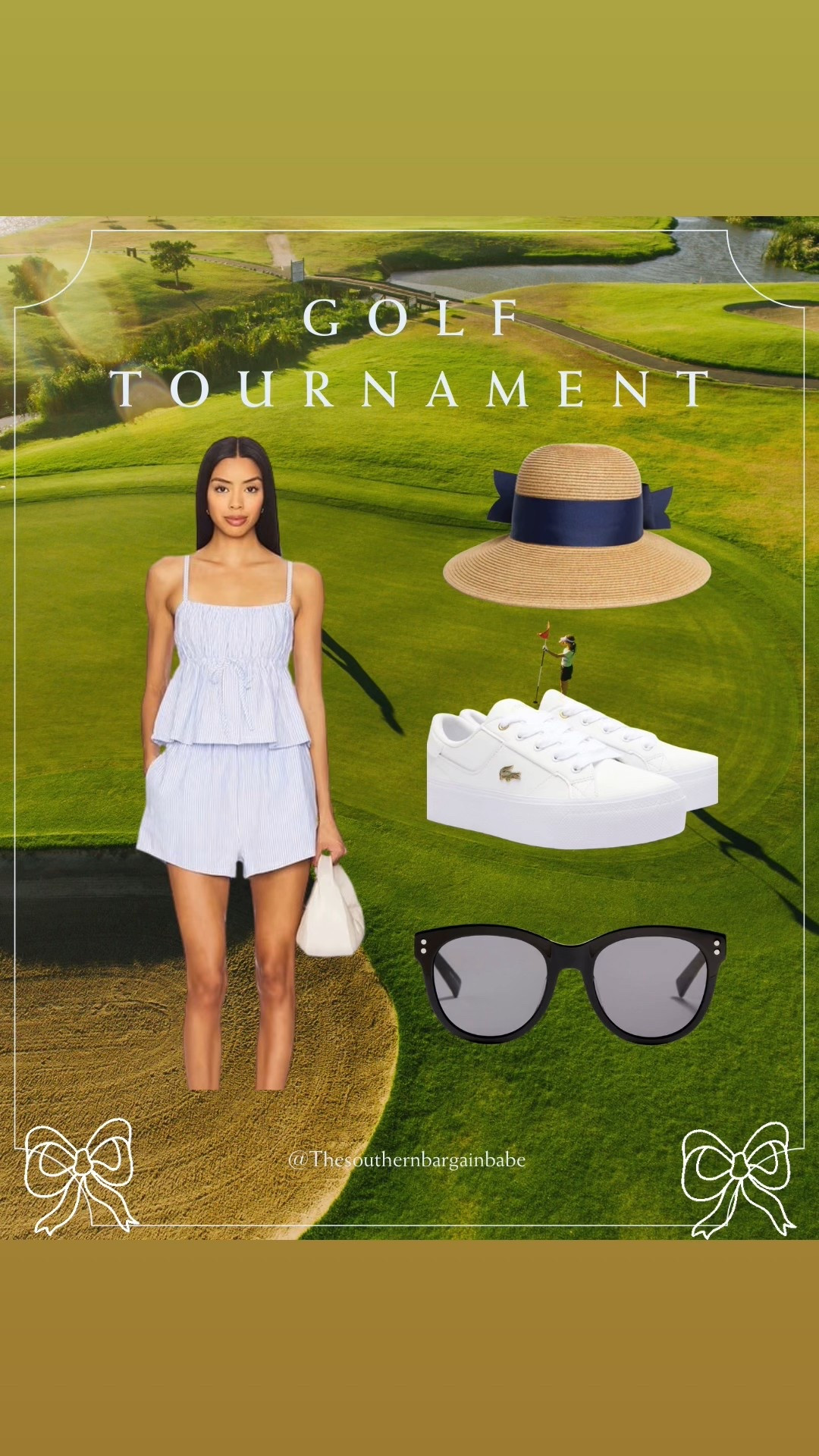 Classic, feminine, and course-ready ⛳️💙
A breezy set, comfy sneakers, and sun-safe accessories for a polished tournament look that’s easy to wear all day. Everything is linked to recreate it!

#LTKStyleTip #LTKSpring #GolfStyle #TournamentStyle #PreppyStyle #mastersootd

#LTKOver40 #LTKPetite #LTKootd