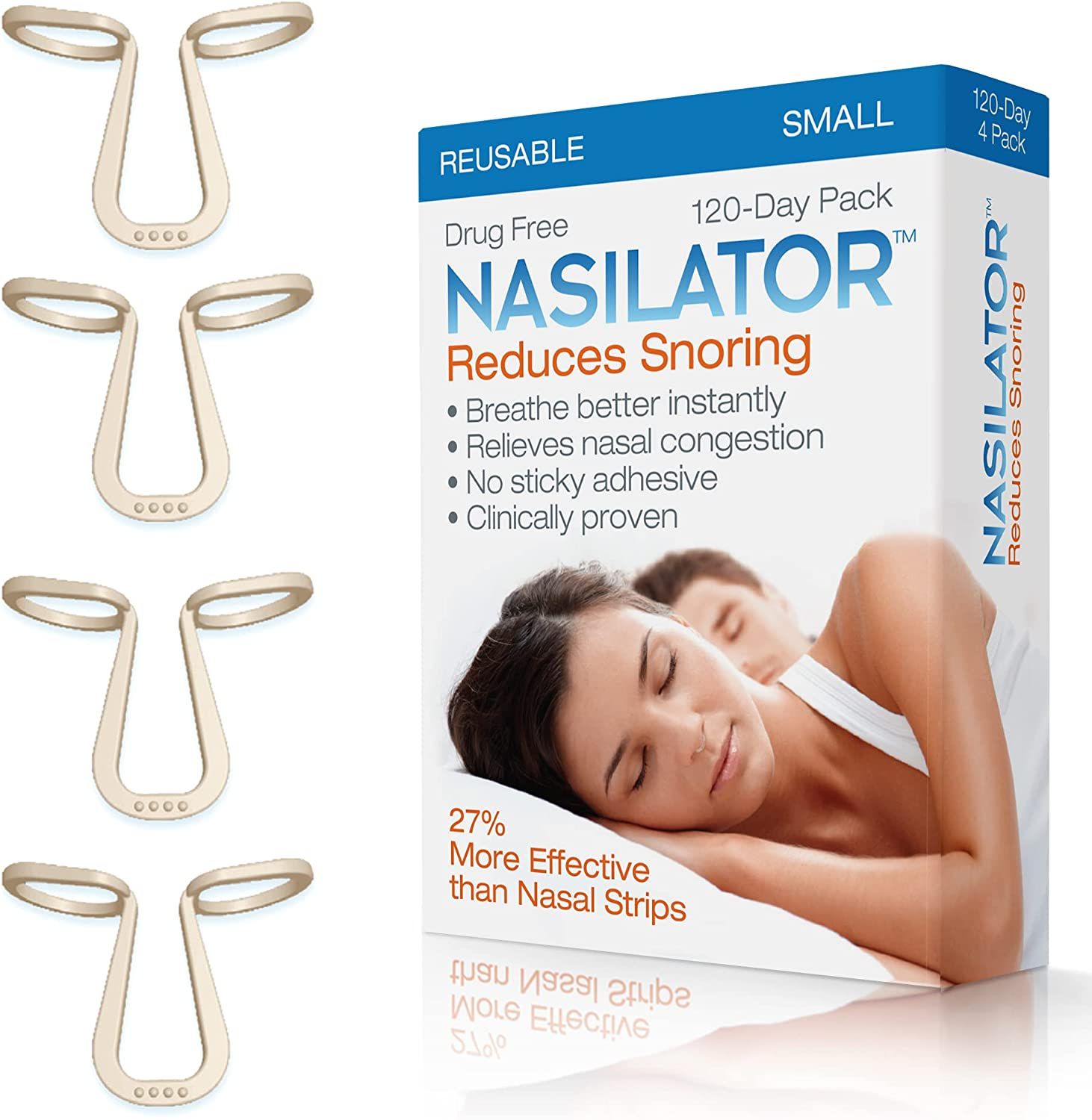 Nasilator Nasal Dilator – Anti-Snoring Aid Solution – Soft & Flexible Device – Improves Bre... | Amazon (US)