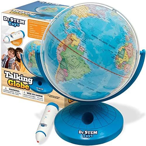 Amazon.com: Dr. STEM Toys Talking World Globe with Interactive Stylus Pen and Stand, Colorful Map... | Amazon (US)