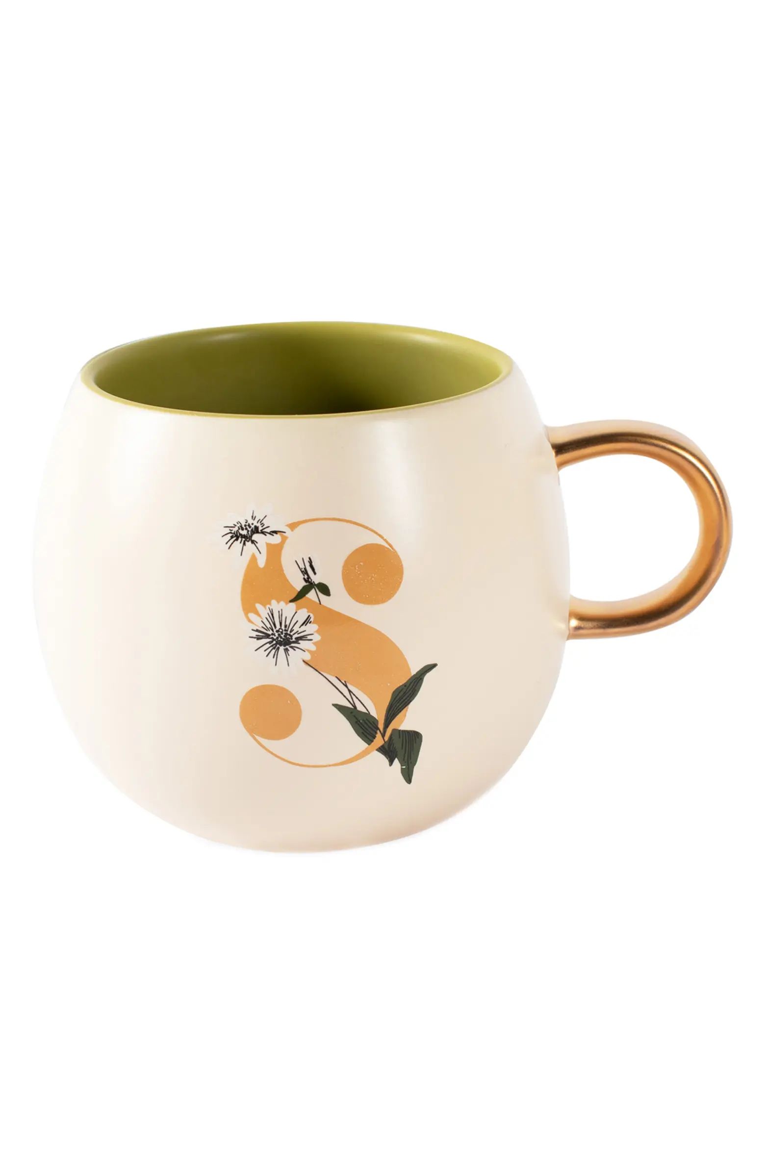 Floral Monogram Mug | Nordstrom