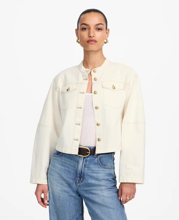 Cocoon-Sleeve Denim Lady Jacket | Madewell