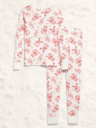 Gender-Neutral Snug-Fit Graphic Pajama Set for Kids | Old Navy (US)