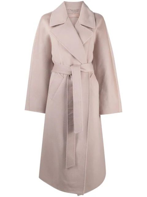 belted wool coat | Farfetch (UK)