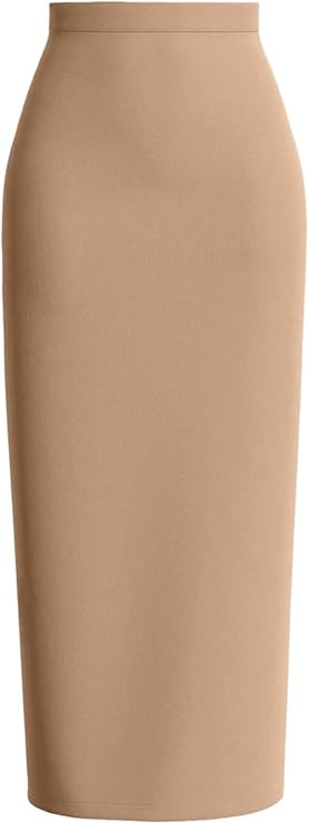 Verdusa Women's High Waist Long Pencil Skirt Work Bodycon Skirts | Amazon (US)