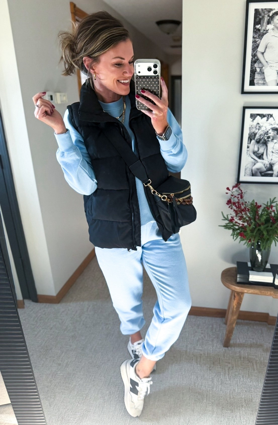 I’ve been living in matching sets lately. These comfy separates from Walmart are only $10.98/each 
Top/small
Pants/medium
Vest/medium 

#LTKHoliday #LTKootd #LTKSeasonal