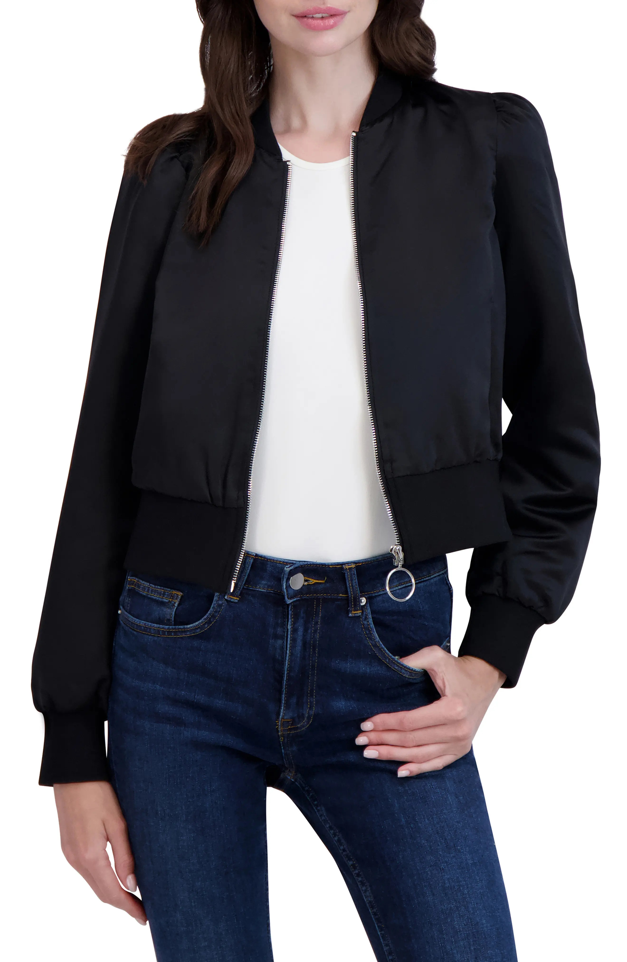 Ookie & Lala Satin Bomber Jacket (Women) | Nordstromrack | Nordstrom Rack