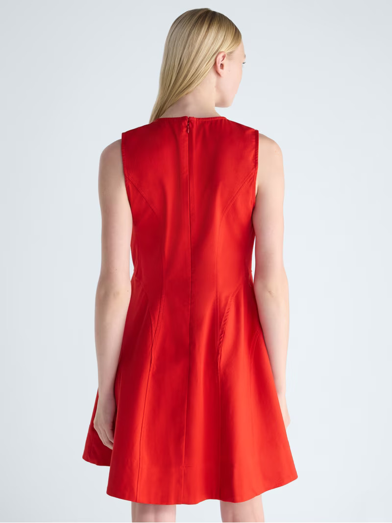 Free Assembly Women's Sleeveless Bow Neck Corset Mini Dress, Sizes XS-XXL | Walmart (US)
