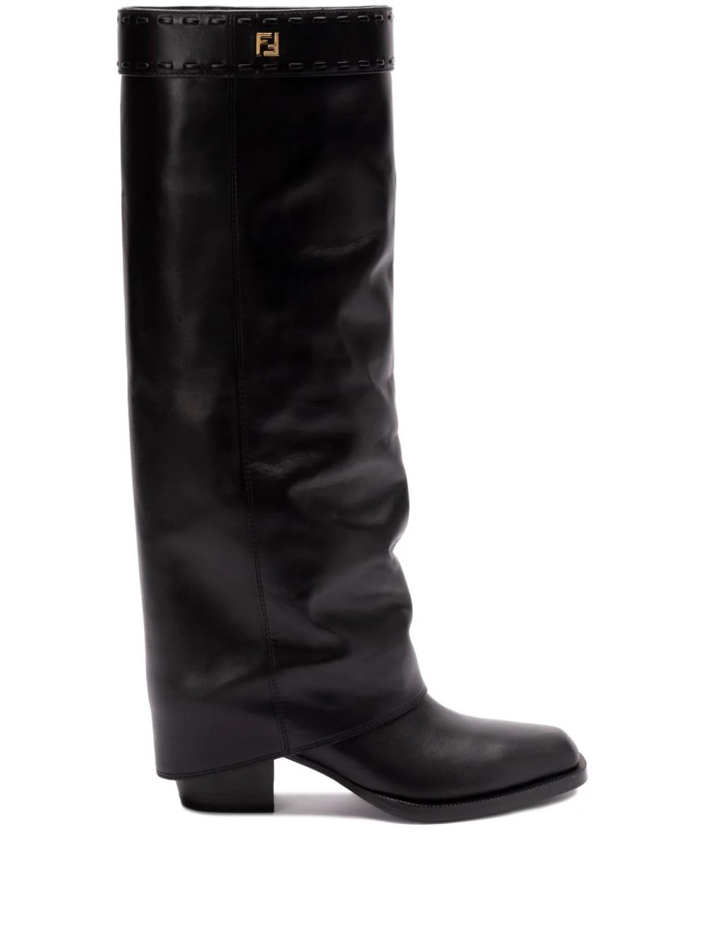 FENDI Show leather boots - Black | Farfetch Global