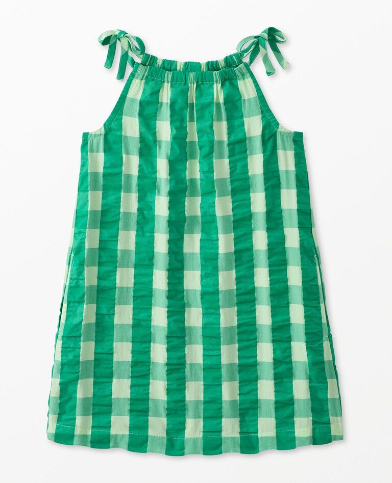 Gingham Seersucker Pillowcase Dress | Hanna Andersson