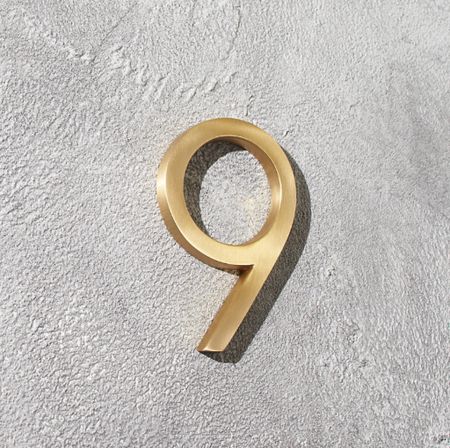 The best gold house numbers! 

#LTKunder100 #LTKunder50 #LTKhome