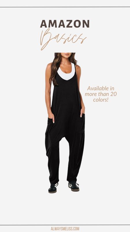 This jumpsuit is from Amazon and available in over 20 colors. Grab it while it's currently on sale for $19.99!

#LTKActive #LTKstyletip #LTKfindsunder50