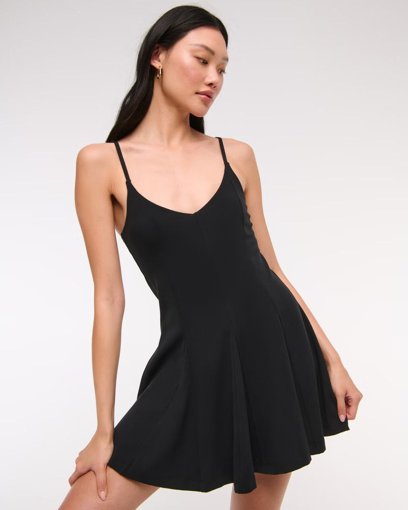 YPB studioFLEX Fit & Flare Mini Dress | Abercrombie & Fitch (US)