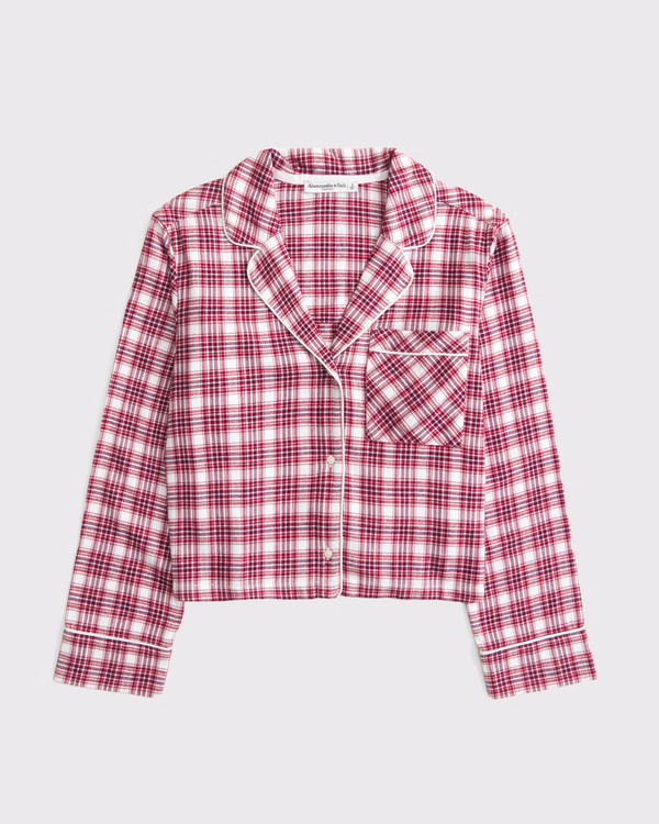 Women's Flannel Sleep Shirt | Women's Intimates & Sleepwear | Abercrombie.com | Abercrombie & Fitch (US)