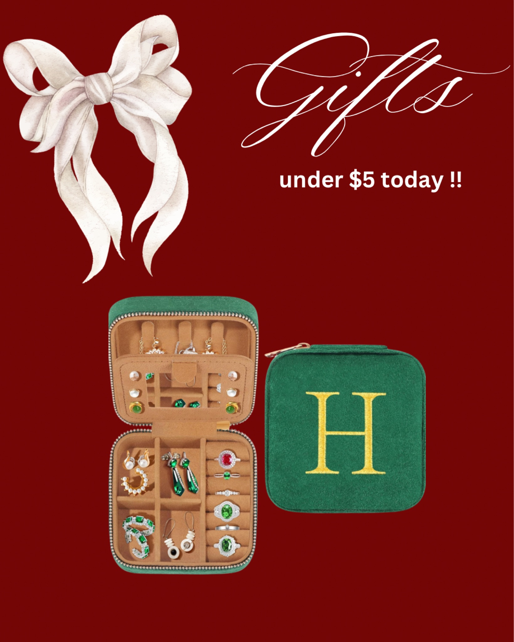 HOLIDAY DEAL ALERT! perfect stocking stuffer or co worker gifts under $5 and prime shipping today! #amazonfind #jewelry #stockingstuffer #giftunder$10

#LTKHoliday #LTKFindsUnder50 #LTKGiftGuide