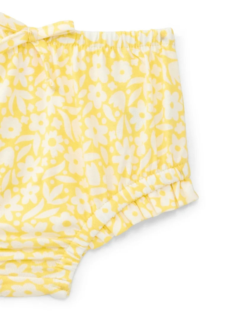 Wonder Nation Baby Girl Bloomer Shorts, Sizes 0-24 Months | Walmart (US)