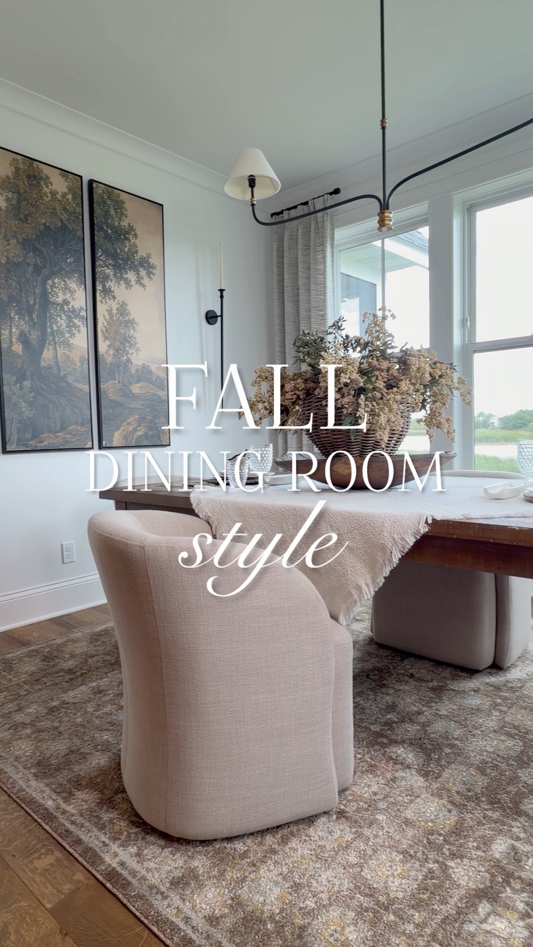 #ad I wanted fall art that made a statement in my dining room. How gorgeous is this art from @Wayfair?! I found much of my tableware on Wayfair, as well, or have linked similar items. My table, chairs and rug are all on the current Wayfair sale!

#wayfairpartner #wayfair

#LTKSeasonal #LTKHome #LTKSaleAlert
