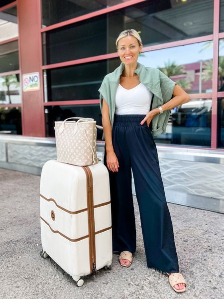 Travel outfit idea! Target came out with a similar version of these pants this year and I love them! Wearing XS 

Loverly Grey, travel outfit 

#LTKtravel #LTKSeasonal
