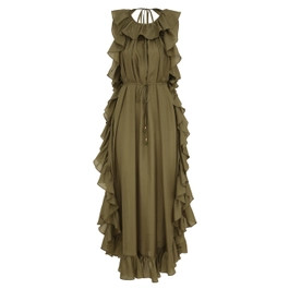 Cascadian Ruffle Midi Dress | ZIMMERMANN (US, CA, EU, MENA)