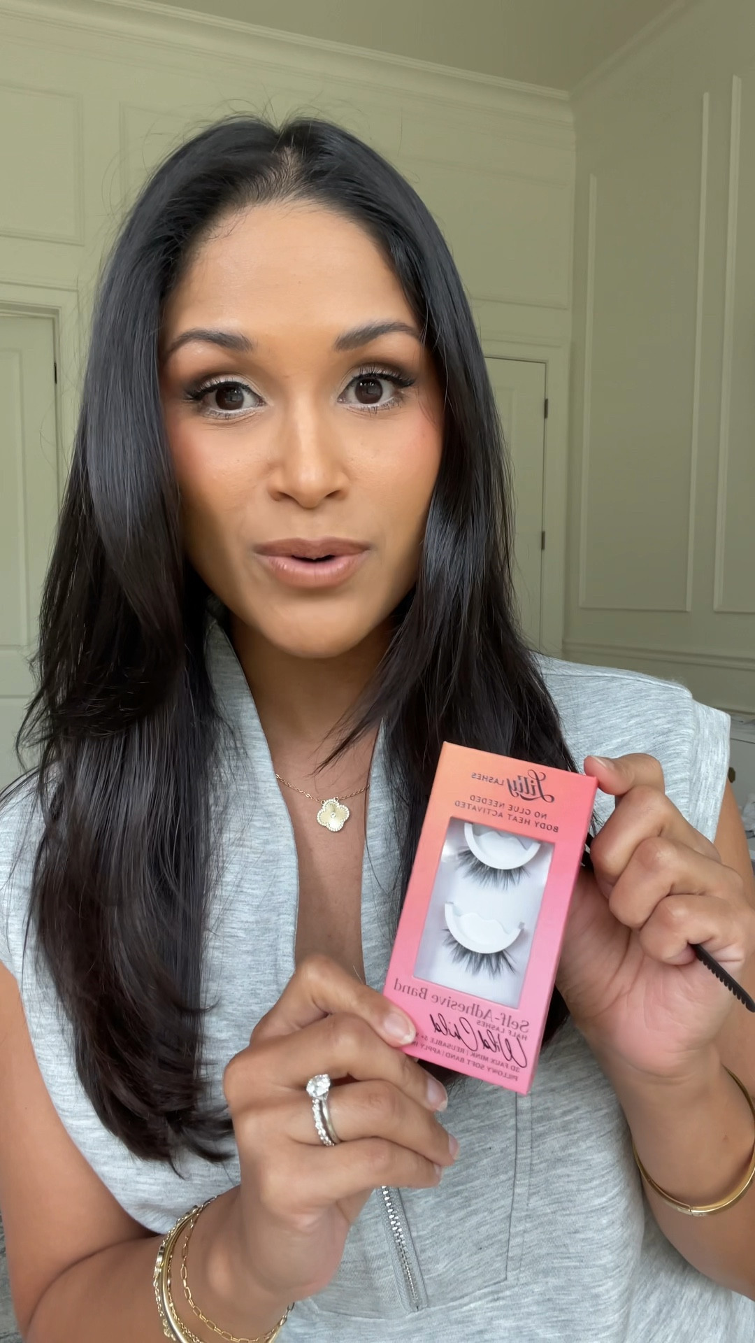 My @lillylashes self adhesive lashes are hands down the best false lashes because they’re heat activated by your body so they don’t require any glue! I wear these all the time! My favorite styles are the wildchild and day dreamer, which are half lashes and I also like the trend setter. #lillylashes 

#LTKWatchNow #LTKBeauty #LTKFindsUnder50