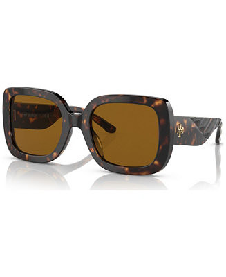 Tory Burch Women's Polarized Sunglasses, TY7179U54-P - Macy's | Macy's