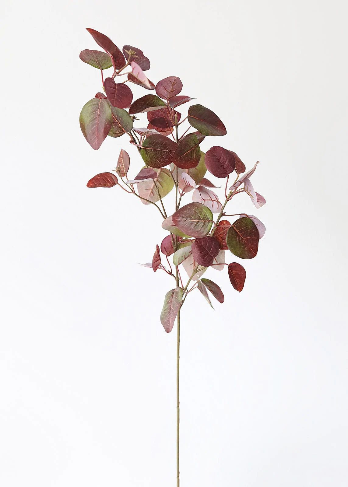 Burgundy UV Protected Fake Cotinus Leaves - 34 | Afloral (US)