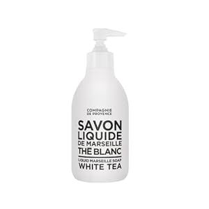 Compagnie de Provence Savon de Marseille Liquid Soap - White Tea - 10 Fl Oz Glass Pump Bottle | Amazon (US)