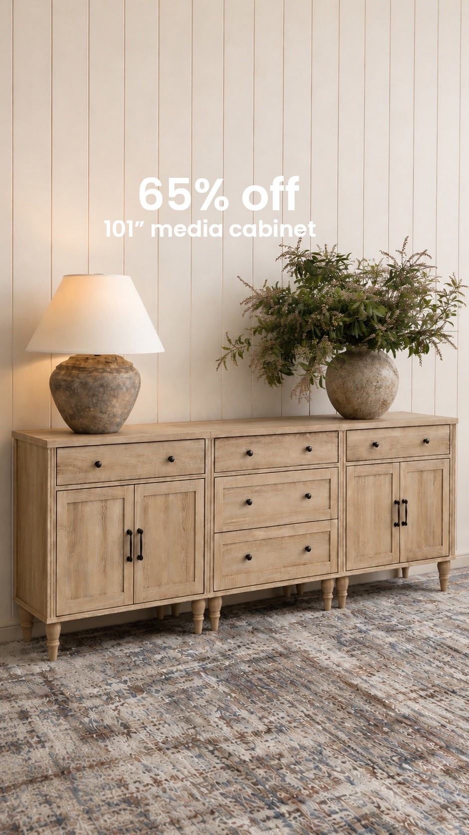 65% off or buffet would be perfect for an entryway a dining room room or living room ￼

#LTKSaleAlert #LTKHome