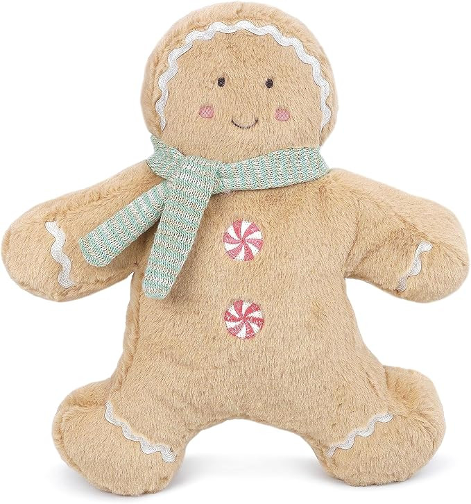 MON AMI Plush Stuffed Gingerbread Décor Pillow – 14”, Christmas Décor, Festive Holiday Plus... | Amazon (US)