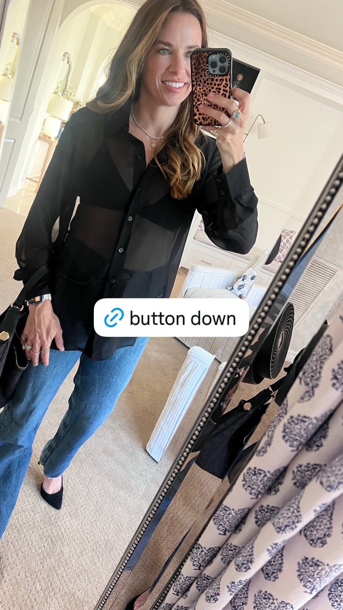 Mom style, sheer top, sheer style, fall style, fall outfit inspo

#LTKootd #LTKOver40 #LTKSaleAlert
