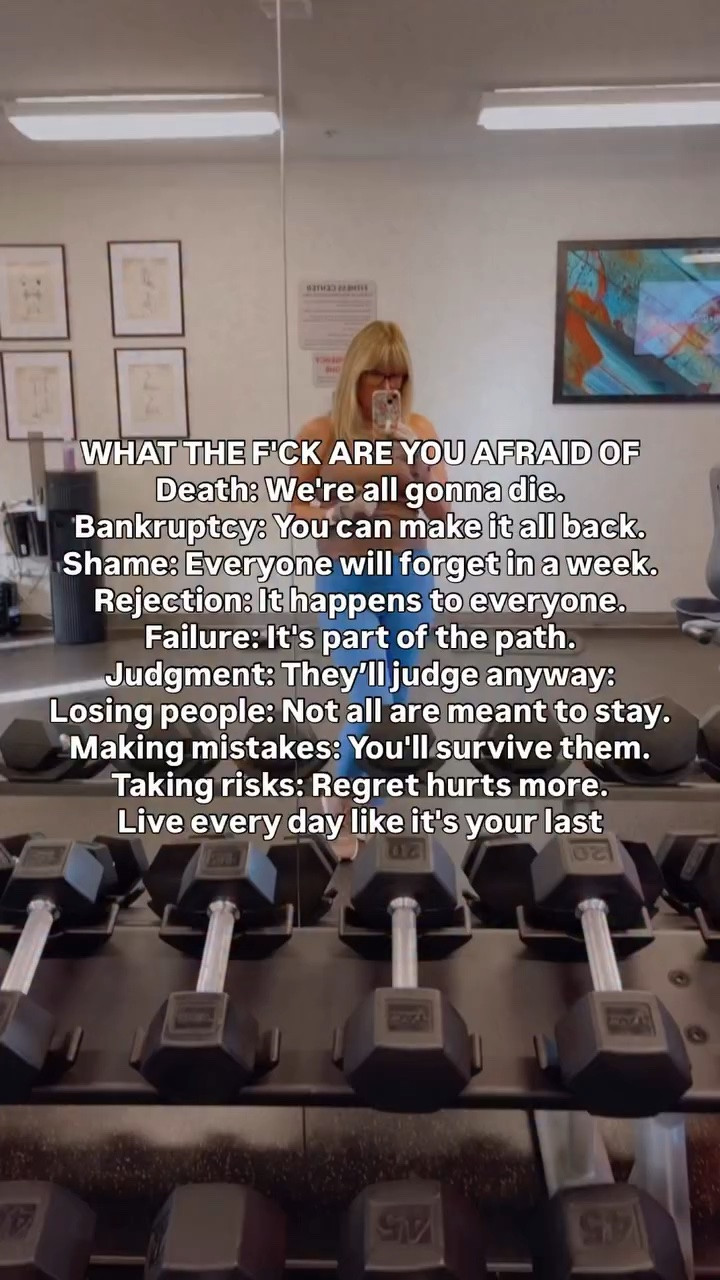 People will judge you no matter what you do — so you might as well live your life fully.

Take the trip. Post the video. Start the workout. Protect your peace.

Become the healthiest, strongest, clearest version of yourself for you, not for anyone’s approval.

You don’t need to move perfectly to move forward.

Most people are too busy worrying about themselves anyway.

Go live your life. Build your body. Clear your mind. Be happy.

#LiveFully #HealthMindset #ProgressOverPerfection #SelfDiscipline #levelup

#LTKdayinmylife #LTKootd #LTKfitnessgoals