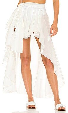 Waimari Flamenco Wrap Skirt in White from Revolve.com | Revolve Clothing (Global)