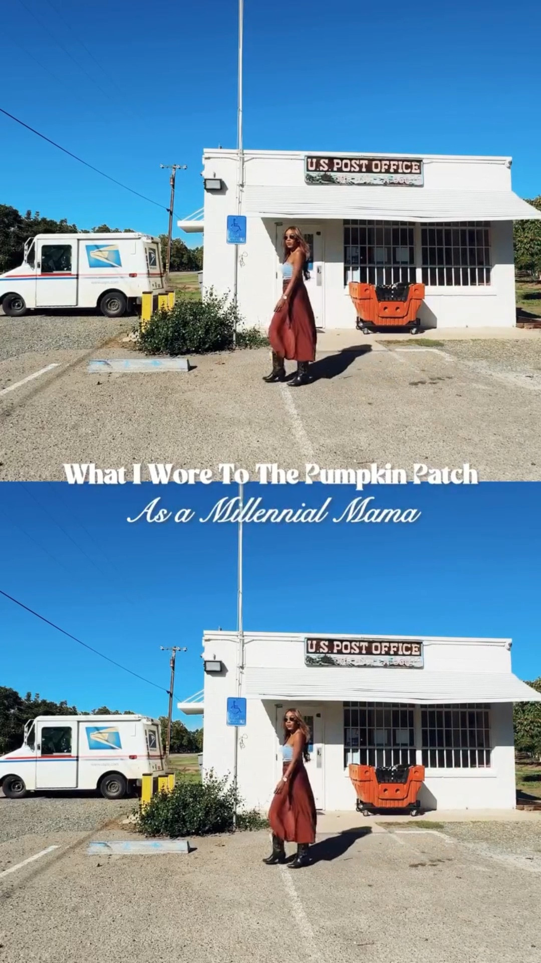 What I Wore To The Pumpkin Patch ✨⛽️

One thing about me, I'm always going to overdress for the pumpkin patch. Why? It THE perfect opportunity for family and Fall pictures. Style tip: If you are visiting the pumpkin patch or a Christmas tree farm dress your family in coordinating outfits. You can pick a nice fall or holiday color way and remember you don't need to match, choose a print for a top or dress and coordinate with colors found in the print. Not only will you make the memory of the patch but you can get nice FREE pictures without a bunch of hassle.

*Happy 1st of November. If you want links to anything I'm wearing COMMENT and I'll send them!

Tube top: @amazon 
Belt: @amazon 
Skirt: @target 
Boots:  @rossdressforless 
.
.
.
.
#momswithstyle #californiamom #momlifeunfiltered #stylereels #stylereel #ltkfashion #ltkstyle #grwmreel #fallstyles #styletip #styletipsforwomen #momootd #bayareablogger #bayareacreator #millennialmom #millennialwomen #millennialblogger #denimdenimdenim #everydaylook #target #rossdressforless #amazonfashionfinds