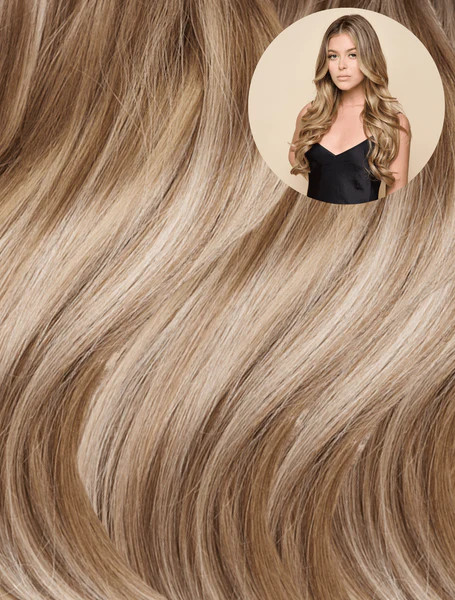 Beige Blonde Highlights (P10/613) Genius Weft 22" 55g | Bombay Hair
