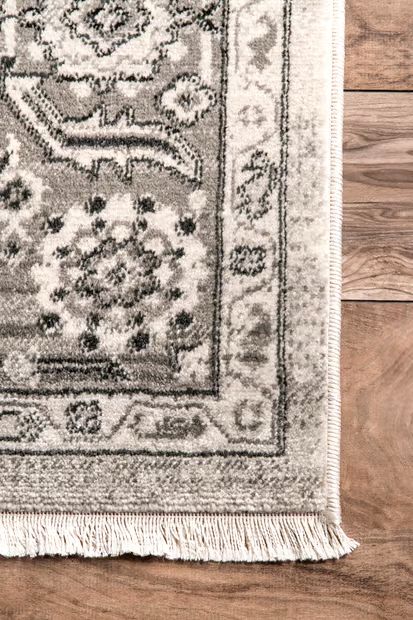 Beige Florid Mystique Fringe Area Rug | Rugs USA