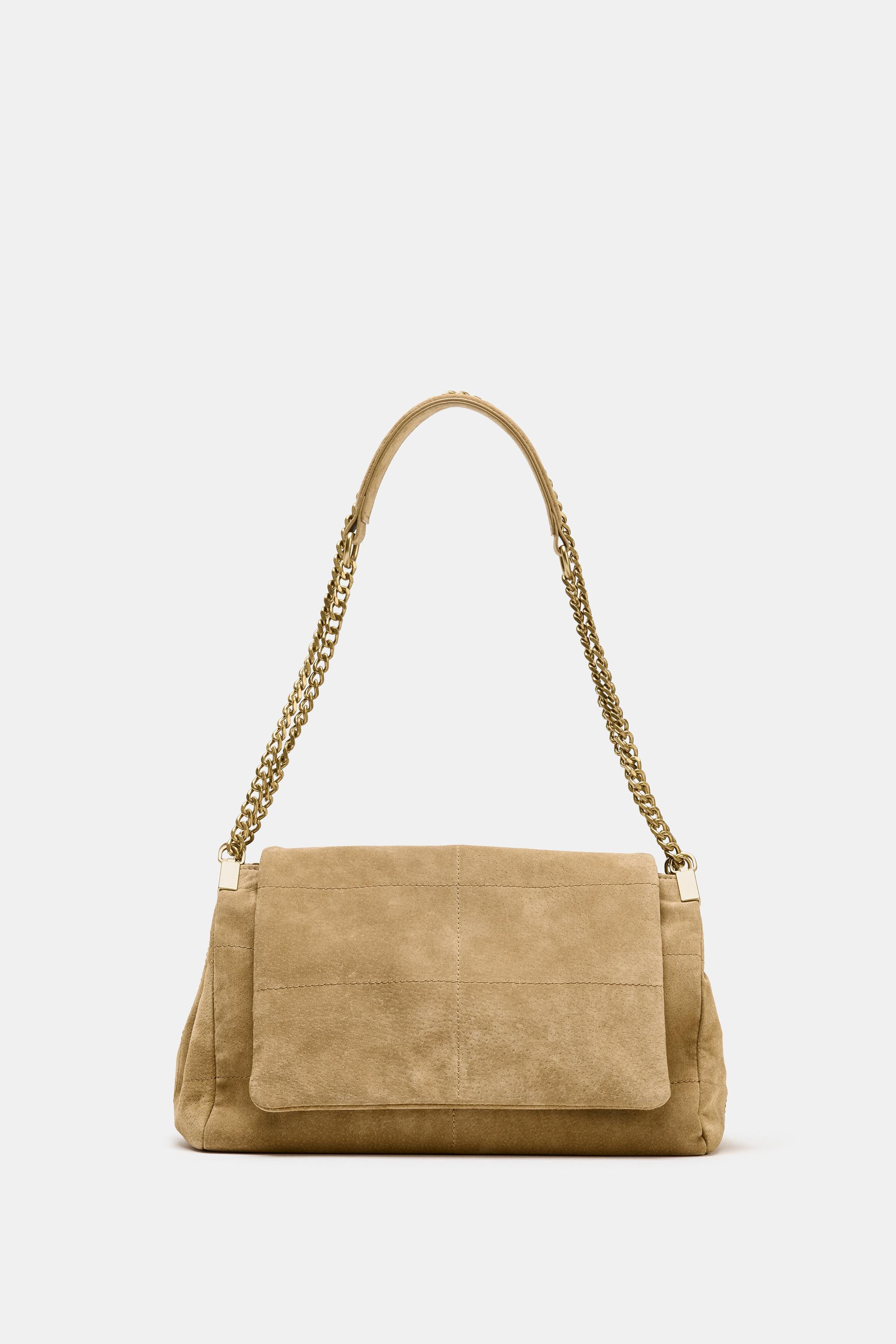 LEATHER SHOULDER BAG | Zara AU