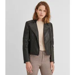 Alexis Quilted Leather Moto Jacket | Wilsons Leather