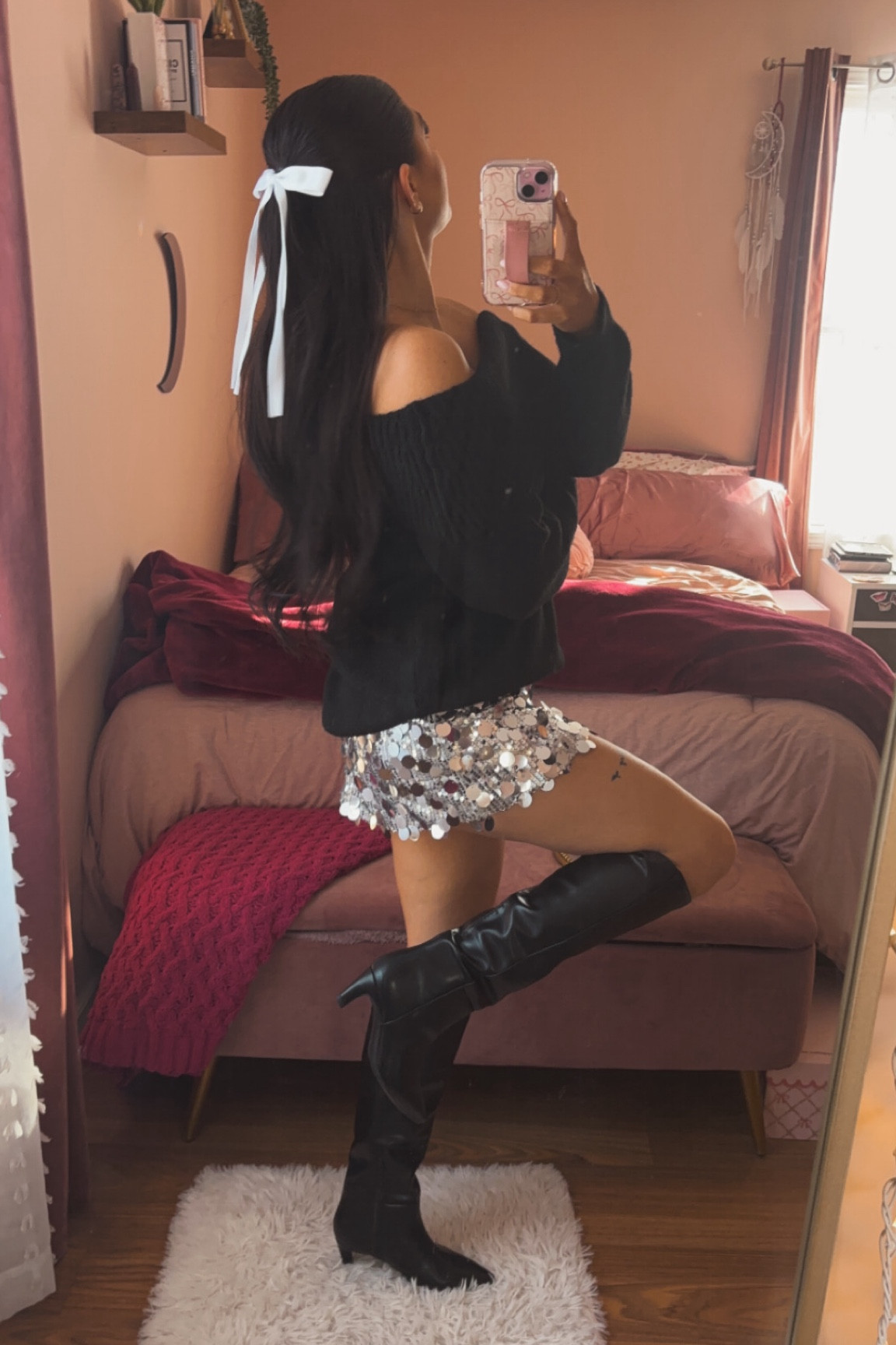 concert fit 🪩🎀🖤
skirt is from a small boutique - see my IG for the link!!!!

#LTKStyleTip #LTKMostLoved #LTKFindsUnder100