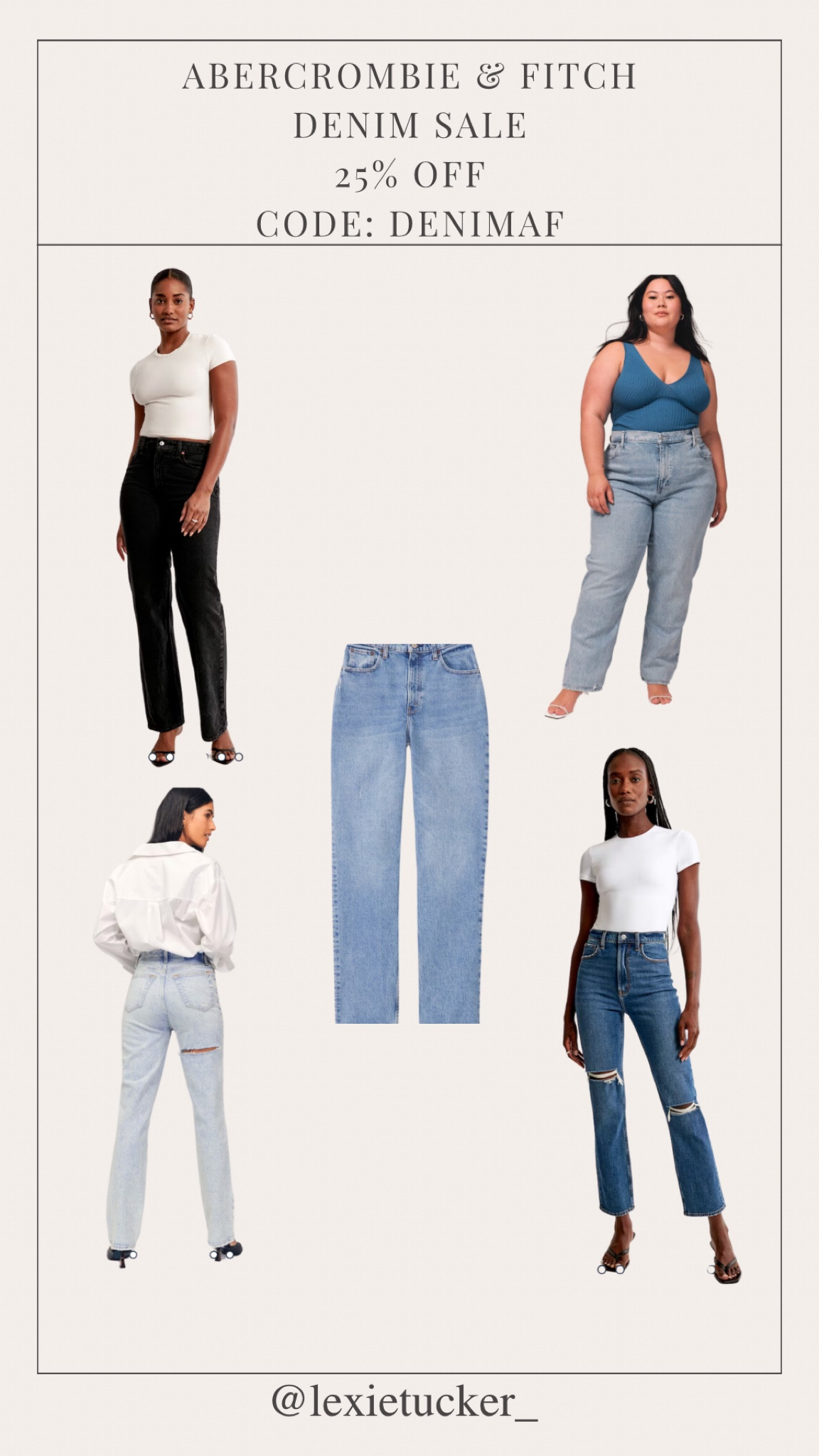 Abercrombie & Fitch
denim sale
25% off
Get an additional 15% off with CODE: DENIMAF

#LTKstyletip #LTKBacktoSchool #LTKsalealert