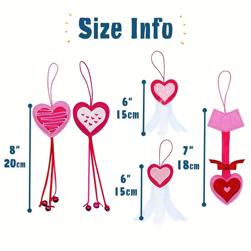 Cat Toys Feather Bell Heart Shape Interactive Kitten Toy Pet - Temu | Temu Affiliate Program