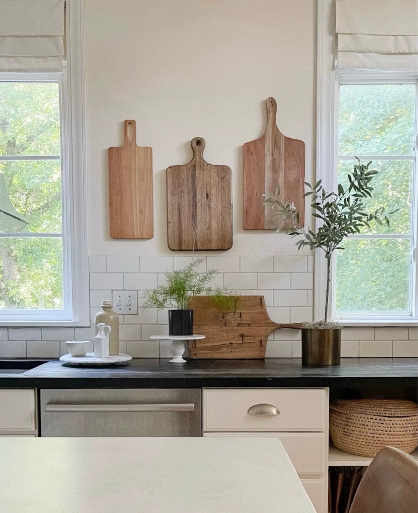 Wood cutting boards, charcuterie, boards, kitchen, neutral home, home decor, white kitchen, organic kitchen, greenery, full plants

#LTKhome #LTKstyletip #LTKfindsunder50