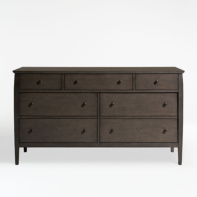 Mason Shadow 7-Drawer Grey Dresser + Reviews | Crate & Barrel | Crate & Barrel