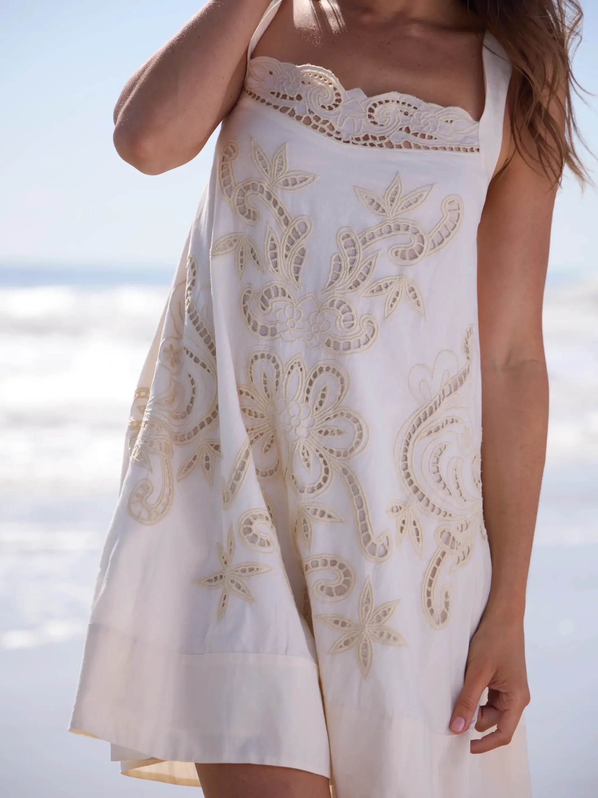 Sadie Cotton Eyelet Mini Dress | Natural Life