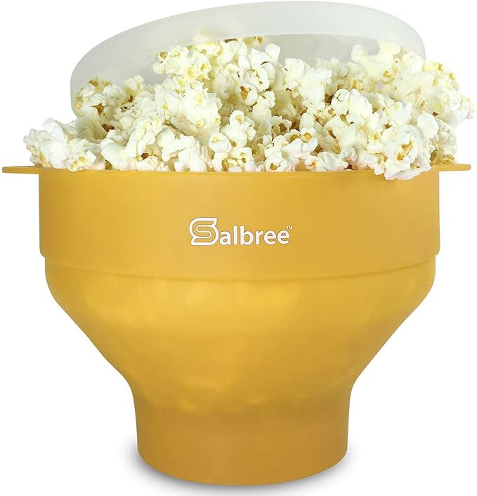 Original Salbree Microwave Popcorn Popper, Silicone Popcorn Maker, Collapsible Bowl BPA Free - 18... | Amazon (US)