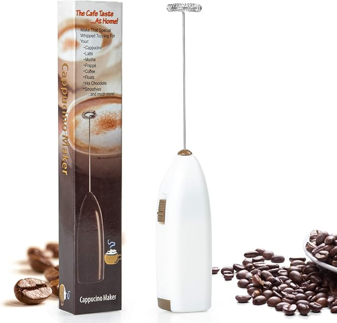 Milk Frother - Handheld Battery Operated Electric Foam Maker for Thick Frothed Milk in Seconds, B... | Amazon (CA)